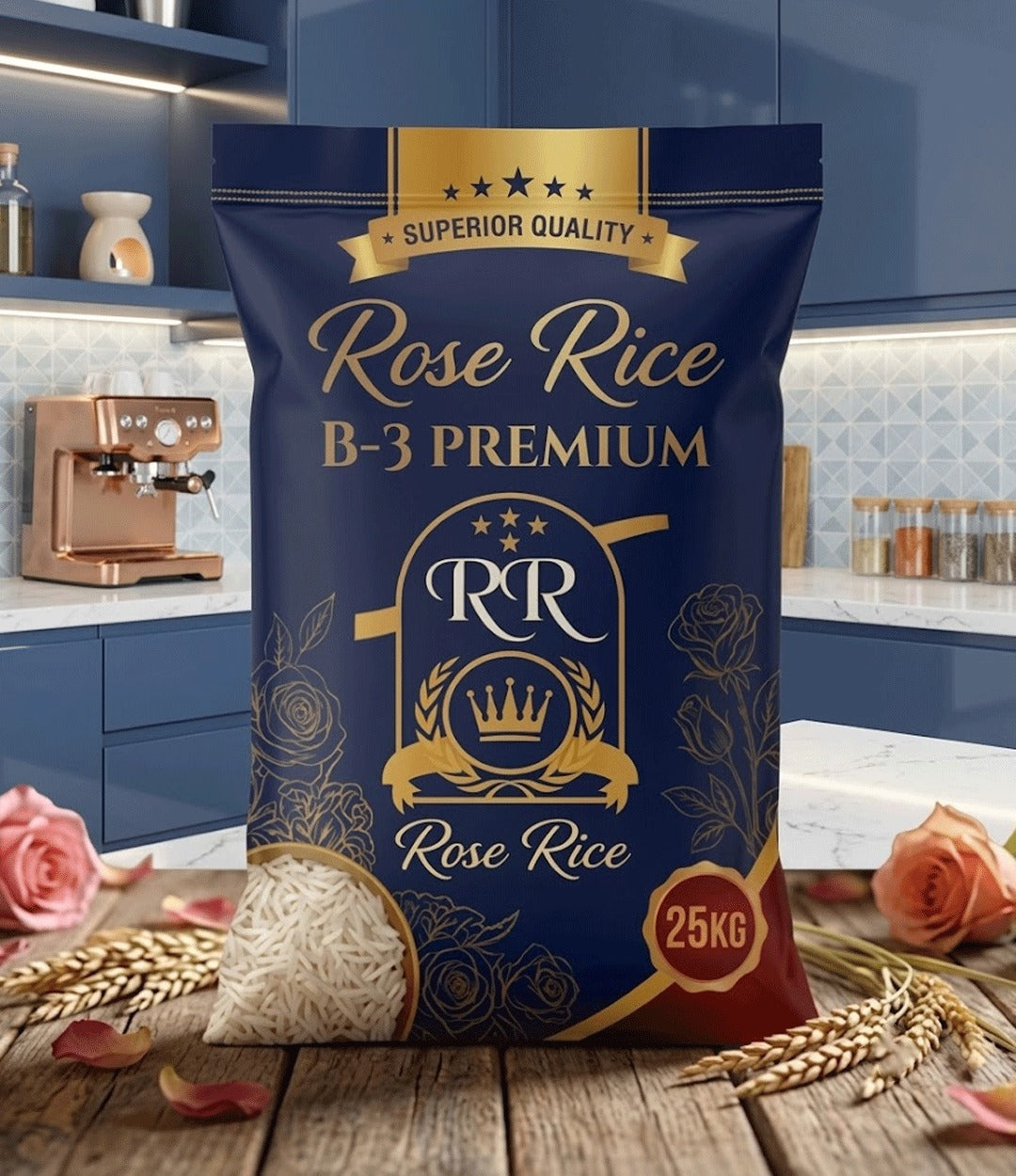 Rose Rice B3 - Rs.150/KG