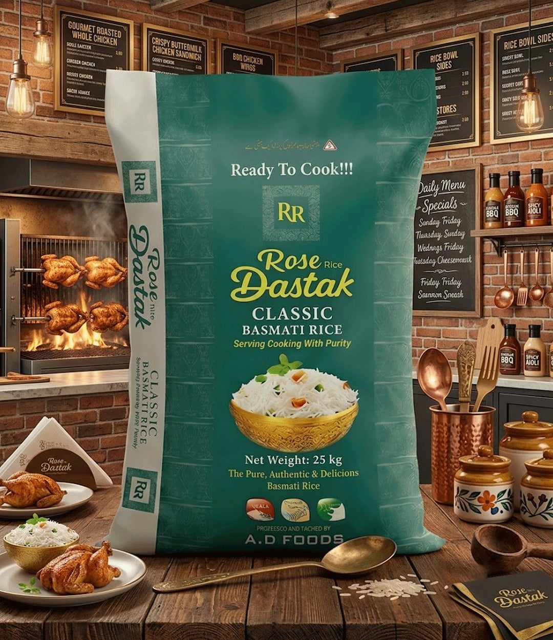 Rose Dastak Basmati Rice - Rs.375/KG